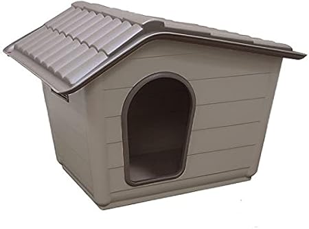 MP Bergamo Cuccia per Cani Gatti Sprint Mini CASETTA Toupe da 2/8 kg Cuccioli Giardino SMONTABILE (USATA SOLO PER ESPOSIZIONE)