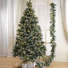 albero di natale in pvc mascagni h150 con luci a led