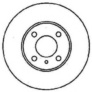 bendix coppia dischi freno alfa 33 Arna 561354b