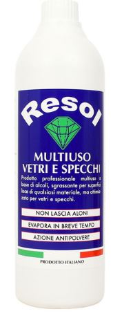 Pulitore vetro e specchi multiuso ricaricao concentrato 1lt