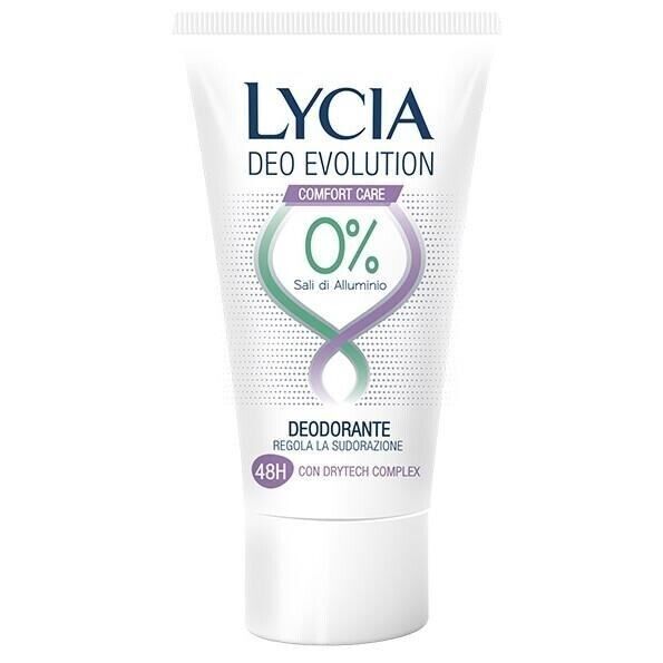 LYCIA DEO CREMA EVOLUTION COMFORT CARE DEODORANTE 30ML REGOLA SUDORAZIONE