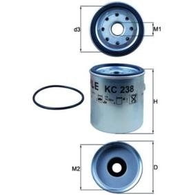 MAHLE ORIGINAL KC 238D Filtro carburante