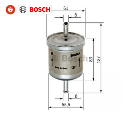 BOSCH 0 450 905 287 Filtro carburante F5287