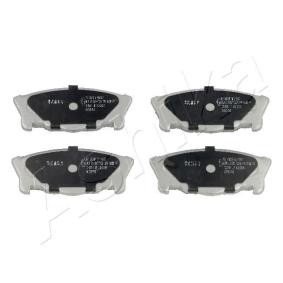 ASHIKA 50-06-603 Kit pastiglie freni per DAIHATSU Move (L6_)