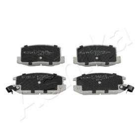 ASHIKA 51-02-204 Kit pastiglie freni per TOYOTA MR2