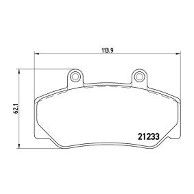 MAGNETI MARELLI 363700203019 Kit pastiglie freno per MITSUBISHI MONTERO, L400