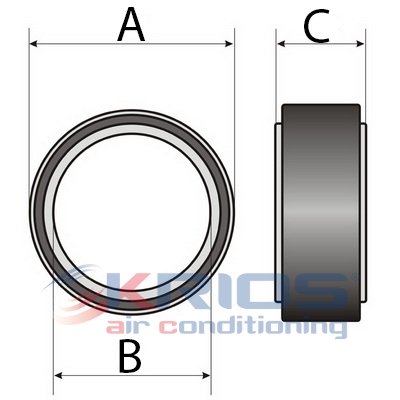 KRIOS 2.2027 - CUSCINETTO COMPRESSORE ARIA CONDIZIONATA SANDEN 50 - sidat 50x35x20