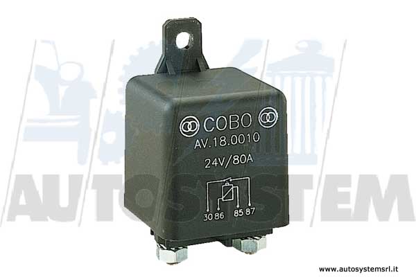 C.O.B.O. RELAY VEDI 18.0228.0000.02 Cobo rele' con supporto 24v//100a