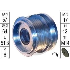 ERA ZN5559 Dispositivo ruota libera alternatore per CHRYSLER Voyager IV (RG, RS) OE 04861 513AD — CHRYSLER
