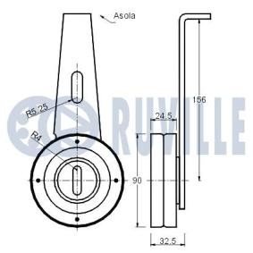 RUVILLE 5131 Kit cuscinetto ruota adatti per MERCEDES-BENZ Classe A, VANEO OE 168 981 06 27 —MERCEDES-BENZ