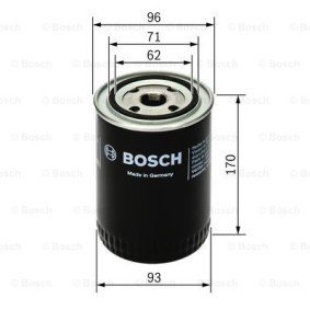 BOSCH 0 451 203 010 Filtro olio per VW LT OE 7W2326 — CATERPILLAR