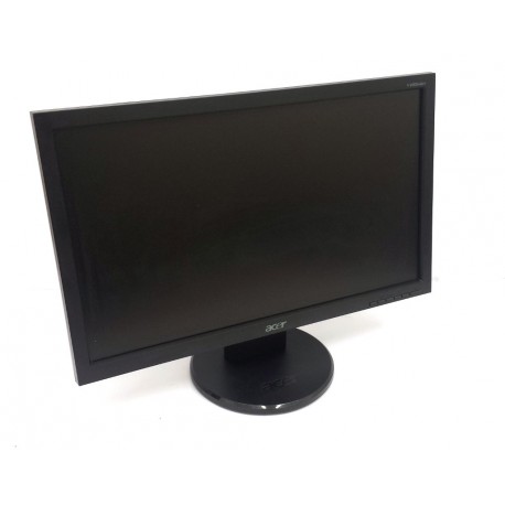 ACER V193HQ SCHERMO MONITOR LCD DISPLAY 19" 16:9 WIDE PC VGA 1366 x 768 USATO con graffi