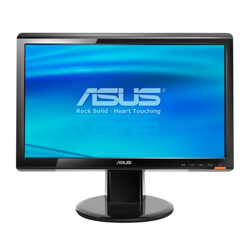 ASUS VH192D SCHERMO MONITOR DISPLAY LCD 19" VGA PC COMPUTER DESKTOP FISSO DVR USATO con graffi