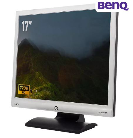 BenQ G700 Monitor 4:3 LCD TFT 17" 1280x1024 HD VGA DVI Perfetto per il tuo ufficio e per la video scrittura USATO con graffi