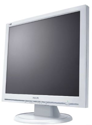 PHILIPS 190S SCHERMO MONITOR LCD DISPLAY 19" 4:3 5:4 VGA DVI VESA DVR CASSA PC USATO con graffi