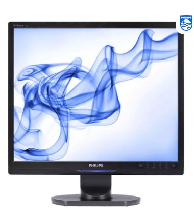 Philips Brilliance 190S Monitor LCD TFT 5:4 19" Pollici 1280 x 1024 a 60 Hz Contrasto 800:1 Luminosità 300cd/m2 Tempo di risposta 5ms VGA DVI USATO con graffi