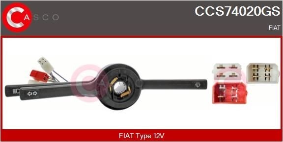 CASCO CCS74020GS Interruttore piantone sterzo per FIAT Panda I Hatchback (141) OEM 180666280 — FIAT