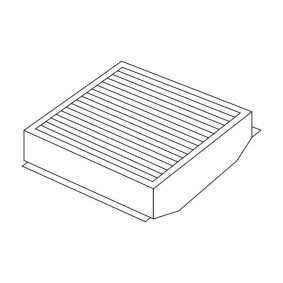 BOSCH 1 987 431 011 Filtro abitacolo OE A 300 — BOSCH