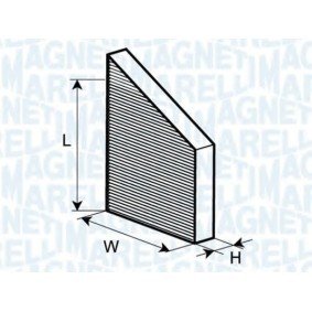 BCF 157 MAGNETI MARELLI 350203061570 Filtro abitacolo adatti per MERCEDES-BENZ Classe C, CLK, CLC OE 203 830 01 18 — MERCEDES-BENZ