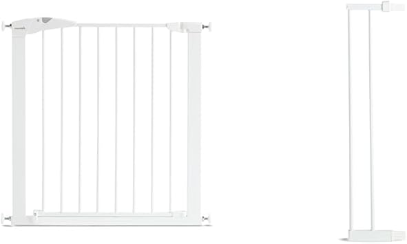 Cancello di sicurezza Munchkin Maxi-Secure con estensione (apertura da 76 A 117cm)  USATO IN ESPOSIZIONE