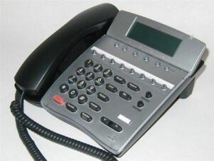 NEC ITR-8D-3(BK)TEL Dterm Series Display IP Phone Black