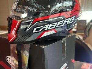 CABERG pari al nuovo mai usato  DRIFT EVO LB29 BLACK/ANTHRACITE/RED XXL